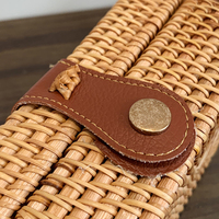 Handmade Rattan Crossbody Bag 4